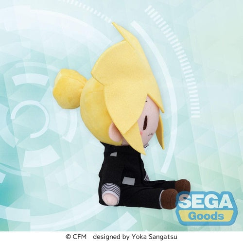 Character Vocal Series 02: Kagamine Rin/Len peluche Fuwa Petit Mini Kagamine Len Uniform Ver. (EX) 16 cm