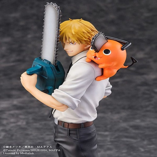 Chainsaw Man statuette S-Fire PVC 1/7 Denji & Pochita 24 cm