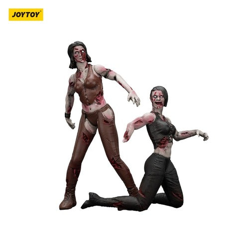 Zombie pack 2 figurines Dark Source Female wrestlers 8 cm