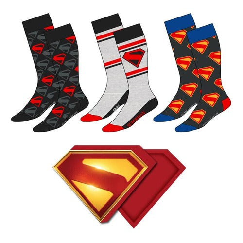 DC Comics pack 3 paires de chaussettes Superman 38-45