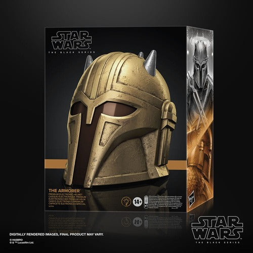 Star Wars: The Mandalorian Black Series casque electronique The Armorer