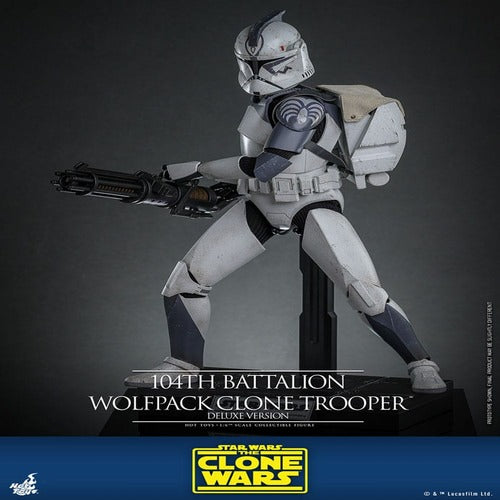 Star Wars The Clone Wars figurine 1/6 104th Battalion Wolfpack Clone Trooper Deluxe Version 30 cm