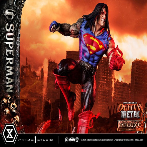 Dark Nights: Death Metal statuette 1/3 Death Metal Superman Deluxe Ver. 94 cm