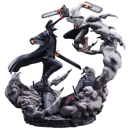 Chainsaw Man statuette Super Situation Figure Chainsaw Man vs. Samurai Sword 26 cm