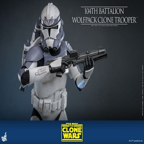 Star Wars The Clone Wars figurine 1/6 104th Battalion Wolfpack Clone Trooper 30 cm