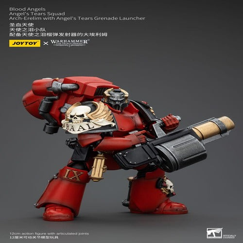 Warhammer The Horus Heresy figurine 1/18 Blood Angels Angel's Tears Squad Arch-Erelim with Angel's Tears Grenade Launcher 12 cm