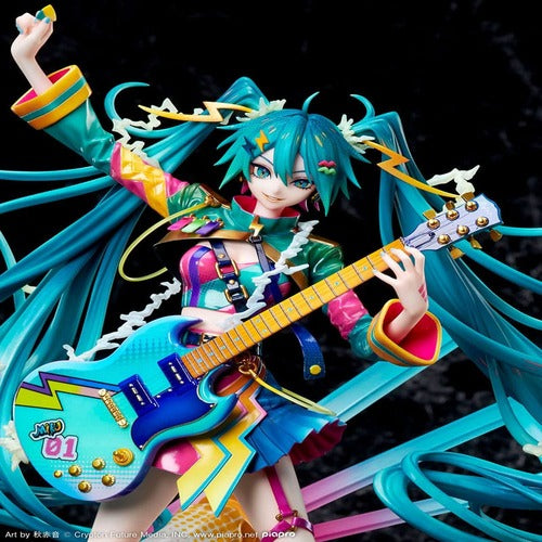 Hatsune Miku statuette PVC 1/7 Japan Tour 2023 Thunderbolt 32 cm