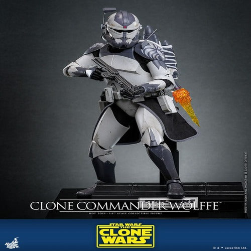 Star Wars: The Clone Wars figurine 1/6 Clone Commander Wolffe 30 cm