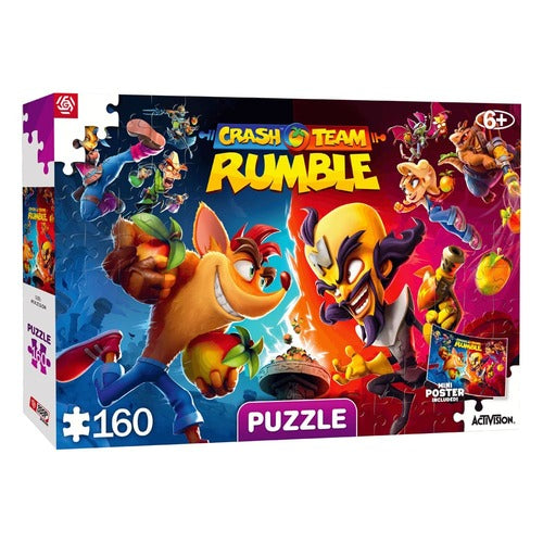 Crash Bandicoot puzzle Kids Rumble Heroes (160 pièces)