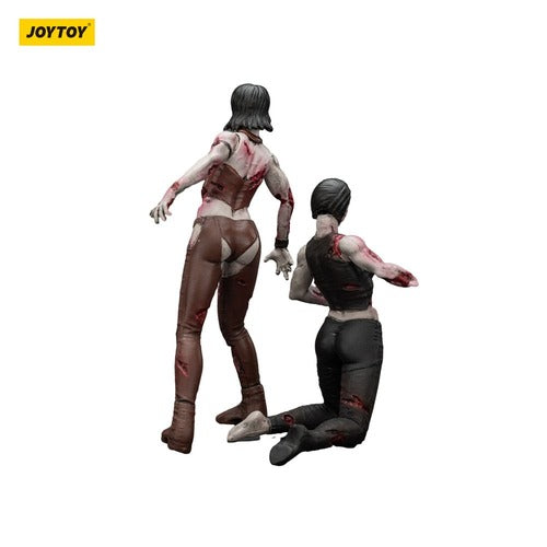 Zombie pack 2 figurines Dark Source Female wrestlers 8 cm