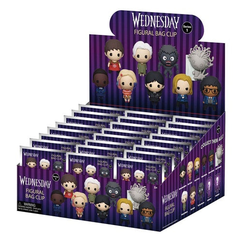 Wednesday 3D PVC-Taschenanhänger Series 1 Display (24)