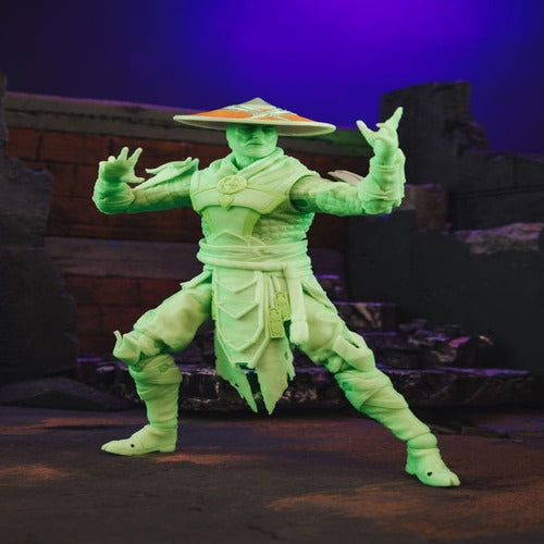 Mortal Kombat Glow in the Dark Edition figurine Raiden (Gold Label) 18 cm