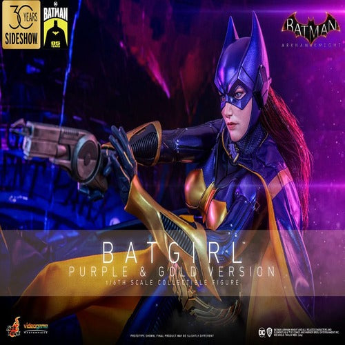 Batman Arkham Knight figurine Videogame Masterpiece 1/6 Batgirl (Purple and Gold Version) Exclusive 30 cm