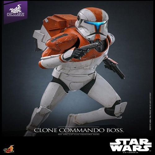 Star Wars: The Clone Wars figurine 1/6 Clone Commando Boss Hot Toys Exclusive 30 cm