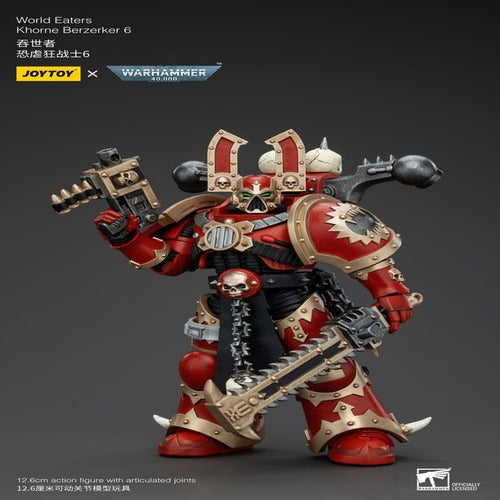 Warhammer 40k figurine 1/18 World Eaters Khorne Berzerker 6 13 cm