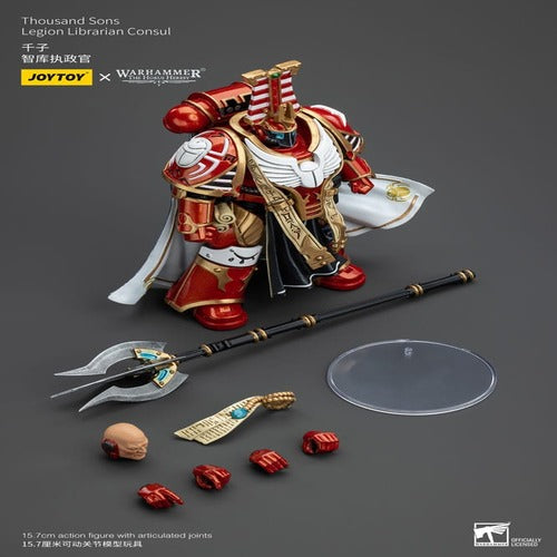 Warhammer The Horus Heresy figurine 1/18 Thousand Sons Legion Librarian Consut 16 cm