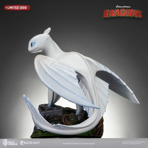 Dragons 3 statuette Master Craft Light Fury 29 cm