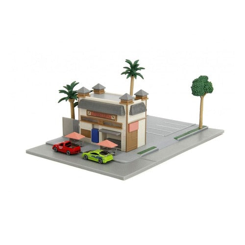Fast & Furious Nano Metalfigs Nano Scene Diorama Toretto´s Café