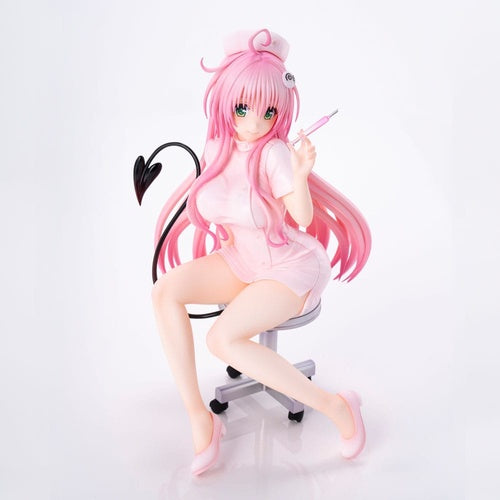 To Love-Ru Darkness statuette PVC Lara Satalin Deviluke Nurse Cos 26 cm