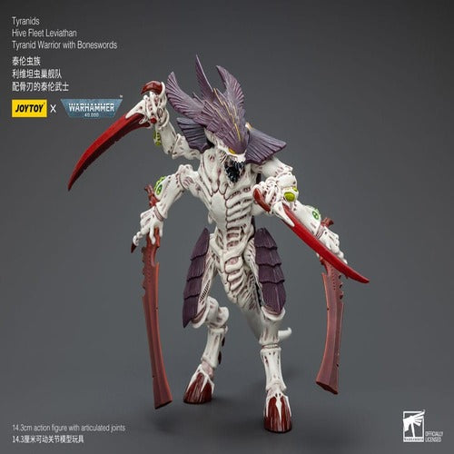 Warhammer 40k figurine 1/18 Tyranids Hive Fleet Leviathan Tyranid Warrior with Boneswords 12 cm