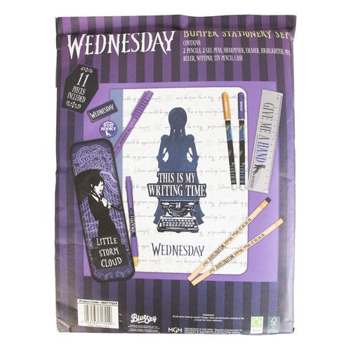 Wednesday set d'écriture Bumper