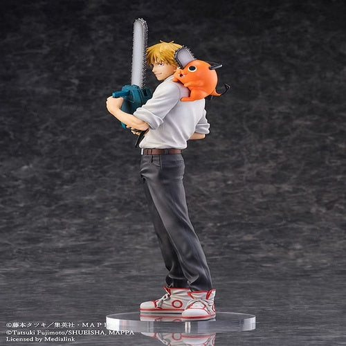 Chainsaw Man statuette S-Fire PVC 1/7 Denji & Pochita 24 cm