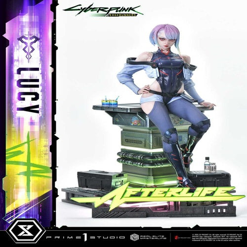 Cyberpunk: Edgerunners Real Elite Masterline Series Statue 1/4 Lucy Deluxe Bonus Version 50 cm