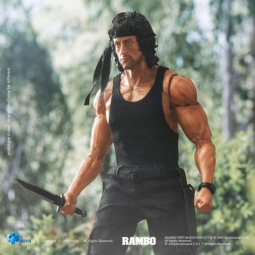 Rambo figurine 1/12 Exquisite Super Series First Blood II John Rambo 16 cm