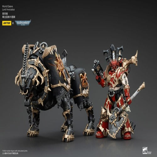 Warhammer 40k figurine 1/18 World Eaters Lord Invocatus 13 cm