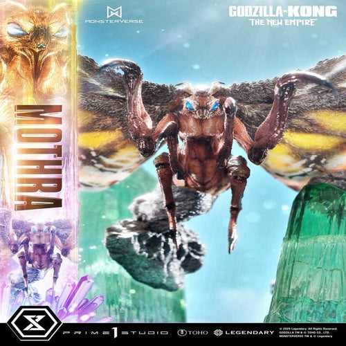 Godzilla x Kong: The New Empire statuette Ultimate Diorama Masterline Series Mothra Bonus Version 113 cm