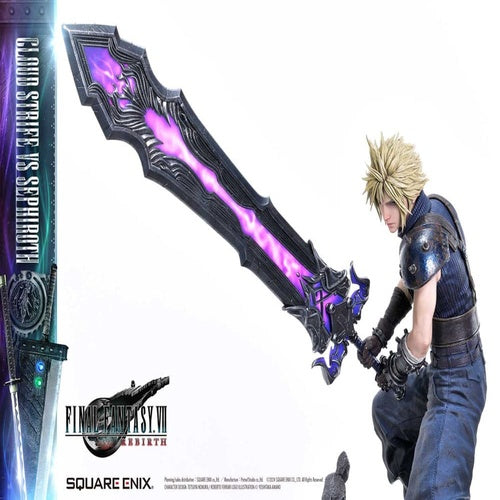 Final Fantasy VII Rebirth pack 2 statuettes 1/4 Cloud Strife vs Sephiroth 69 cm
