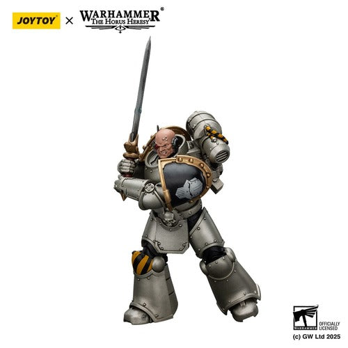 Warhammer The Horus Heresy figurine 1/18 lron Warriors Command Squad Chosen with Legion Standard 12 cm
