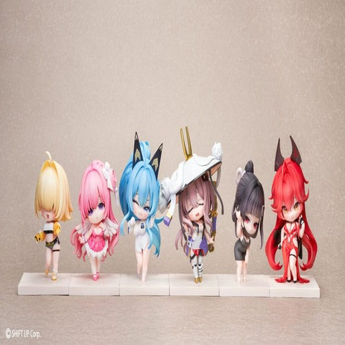 Goddess of Victory: Nikke pack 6 figurines SAC Series Chibi Vol. 2 10 cm