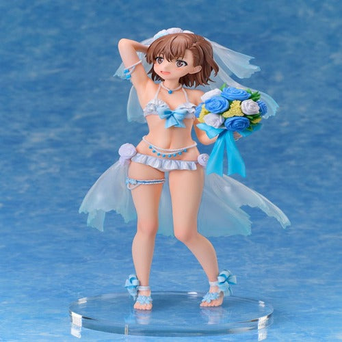 A Certain Scientific Railgun T statuette PVC 1/7 Mikoto Misaka Wedding Swimsuit Ver. 25 cm