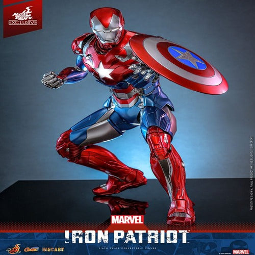 Marvel figurine Comic Masterpiece Diecast 1/6 Iron Patriot Hot Toys Exclusive 32 cm