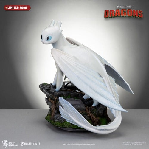 Dragons 3 statuette Master Craft Light Fury 29 cm
