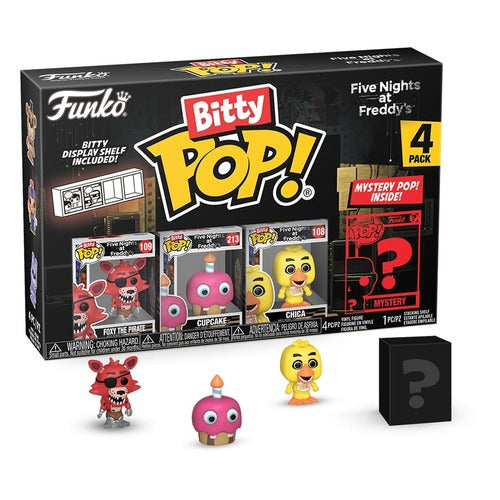 Five Nights at Freddy's Bitty POP! Vinyl Figuren 4er-Pack Foxy 2,5 cm