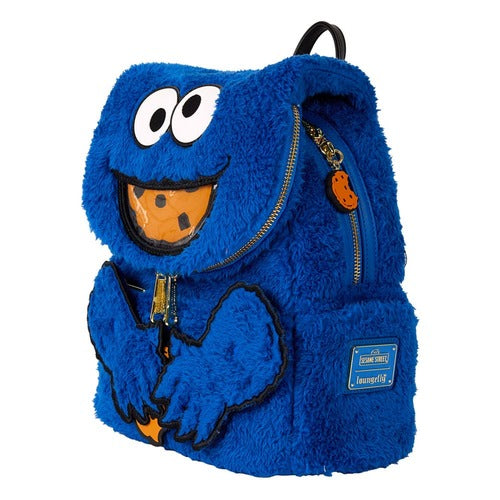 1, Rue Sésame Street by Loungefly Plush Mini sac à dos Cookie Monster