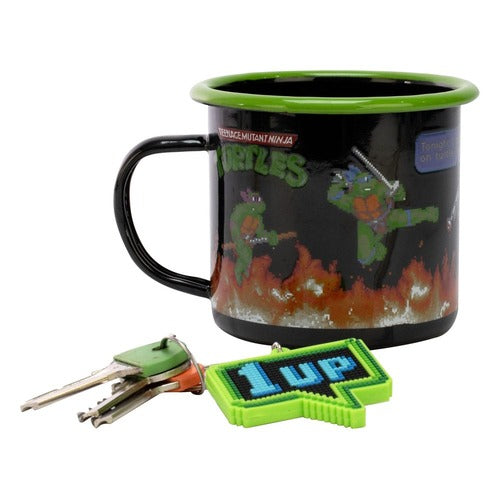 Teenage Mutant Ninja Turtles Tasse und Schlüsselanhänger