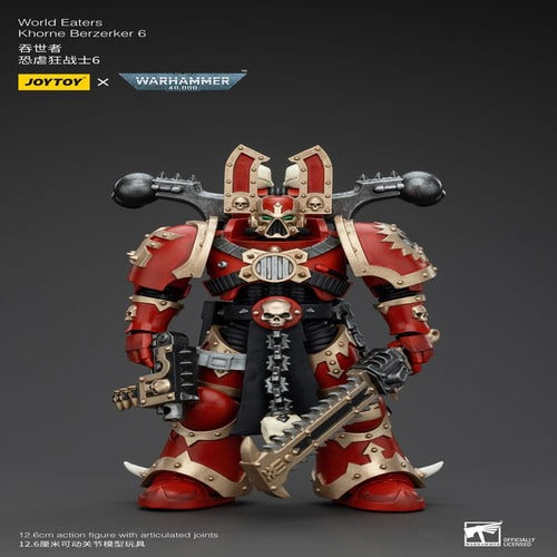 Warhammer 40k figurine 1/18 World Eaters Khorne Berzerker 6 13 cm