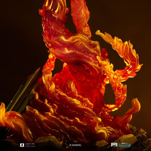 Fantastic Four statuette 1/10 Art Scale Human Torch 30 cm