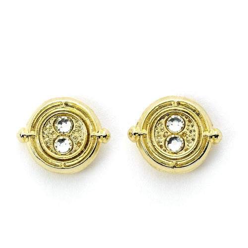 Harry Potter boucles d'oreille Time Turner (plaquées or)