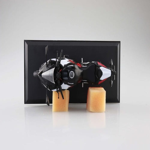 Diecast Bike Series réplique 1/12 Kawasaki Ninja ZX-25R Metallic Spark Black×Peal Flat Stardust White 16 cm