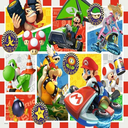 Super Mario puzzle pour enfants XXL Fun with Mario Kart (150 pièces)