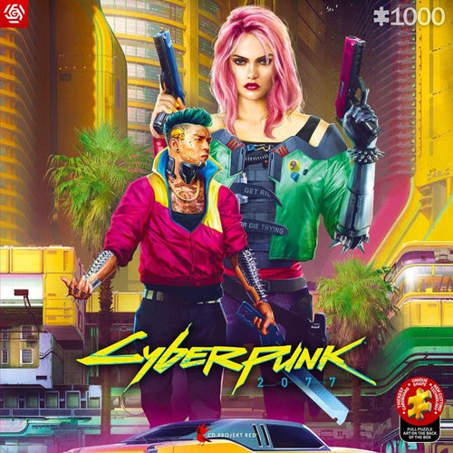 Cyberpunk 2077 Puzzle Kitsch Style (1000 pièces)