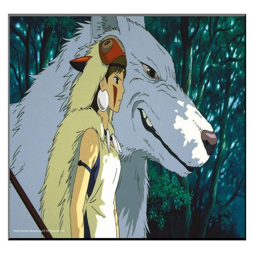 Studio Ghibli tableau en bois Princesse Mononoké 37,5 x 20,5 cm