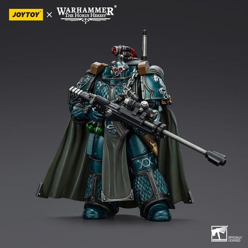 Warhammer The Horus Heresy figurine Alpha Legion Exodus The One who is Many With Sniper Rifle And Power Dagger 20 cm