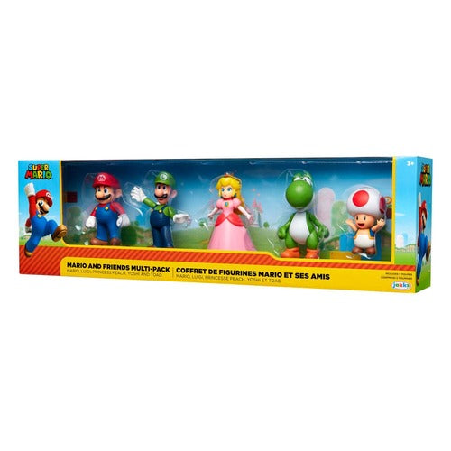 World of Nintendo Super Mario & Friends Figuren 5er-Boxset Exclusive