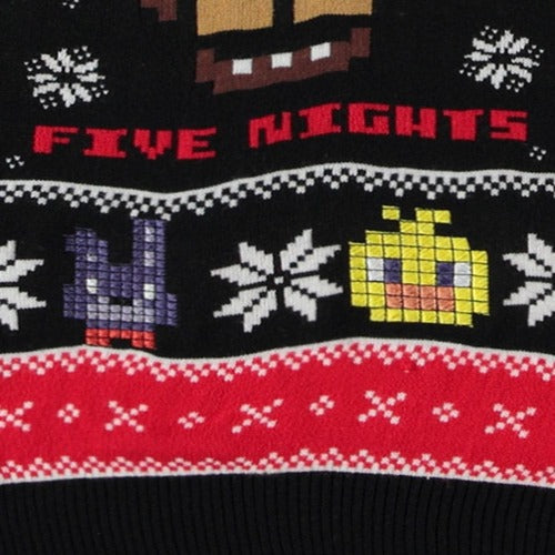 Five Nights at Freddy's Sweater Survived Five Nights (Christmas Jumper) (L)