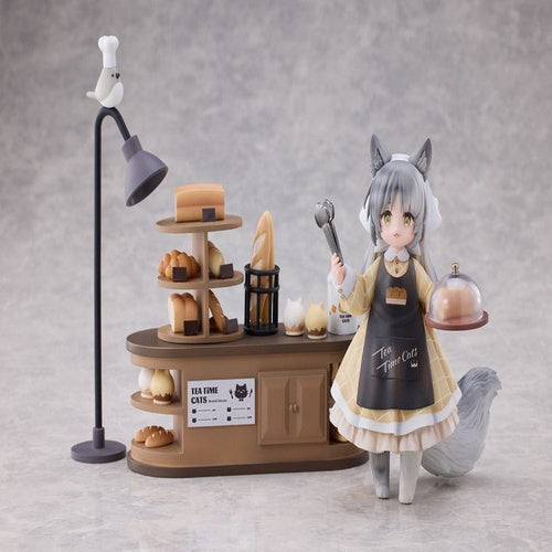 Decorated Life Collection statuette PVC Tea Time Cats - Cat Town Bakery Staff & Customer Set 12 cm